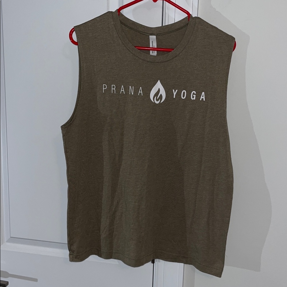 PrAna Transverse Style workout Yoga Tank Sleeveless T Shirt M Unisex Loose